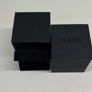PEOPLES Black Jewelry Box Set